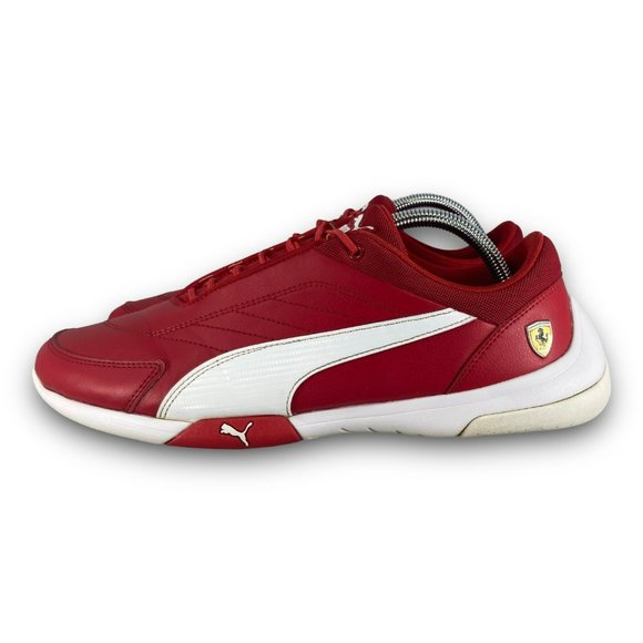 Puma Scuderia Ferrari SF Kart Cat III Sneakers 339936 01 Rossa Corsa Red Men 10 - Picture 2 of 9